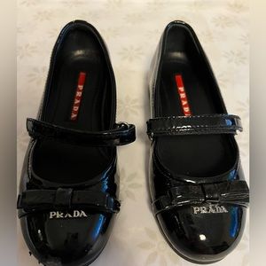Authentic Prada girls shoes